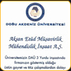 Doğu Akdeniz Üniversitesi Takdir Belgesi