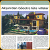 Akşan'dan Göcek'e lüks villalar. Konut