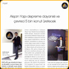 Akşan Yapı'dan Çevreci 5 bin konut. Platin Dergisi (Şubat 2011)