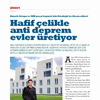 Hafif çelikle Anti deprem evler üretiyor. Finans Dünyas Dergisi 